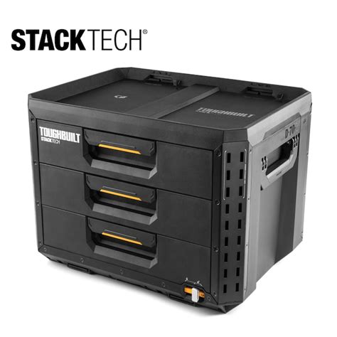 stack on 16 metal tool box|stacktech large tool box.